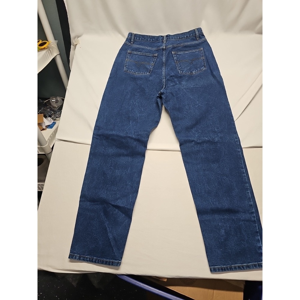 Carolina Blues Women Blue Vintage Tapered Denim Jeans High Rise Cotton Size 18wt - Picture 12 of 15